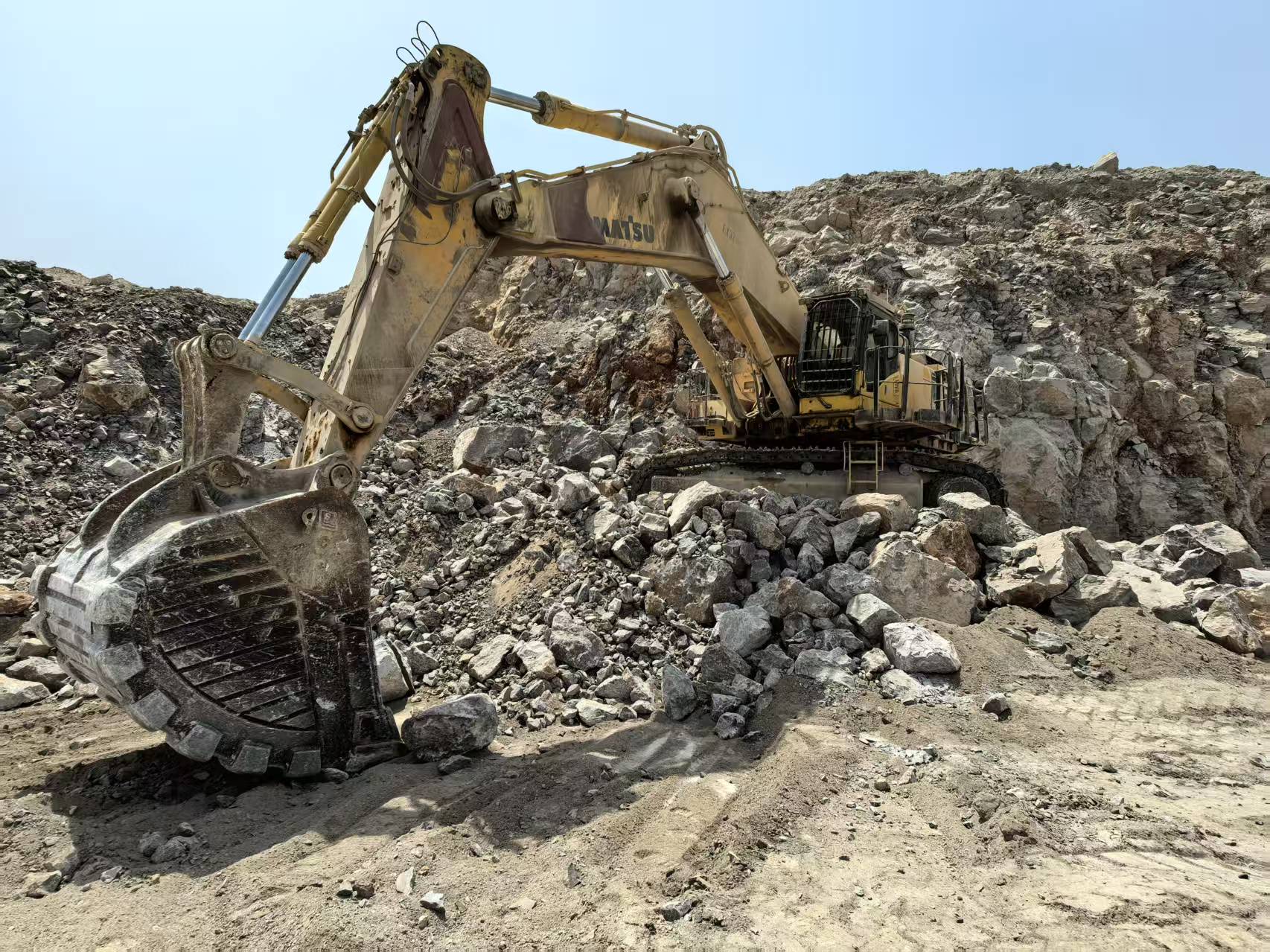 Visiting Mining site in U.A.E